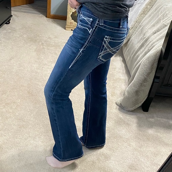 Ariat R.E.A.L Entwined Mid-Rise Bootcut Jeans - Picture 4 of 15